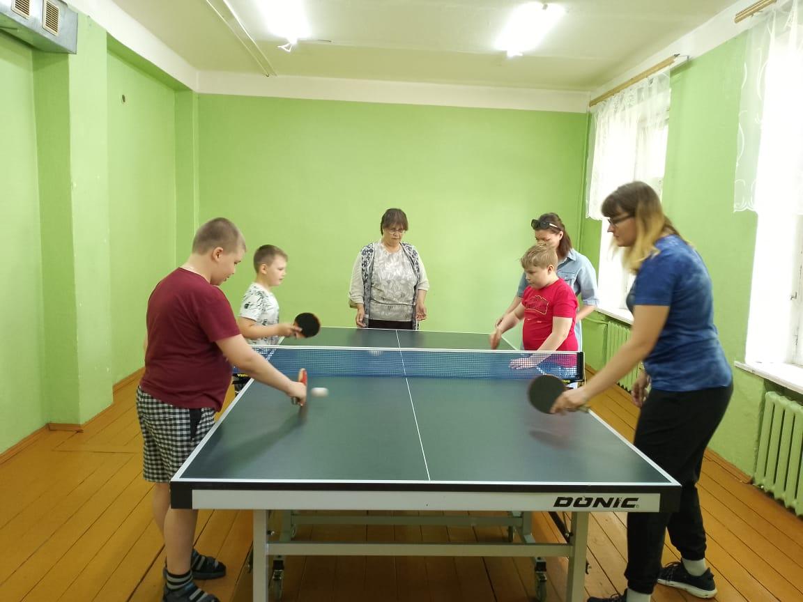 Настольный теннис для детей